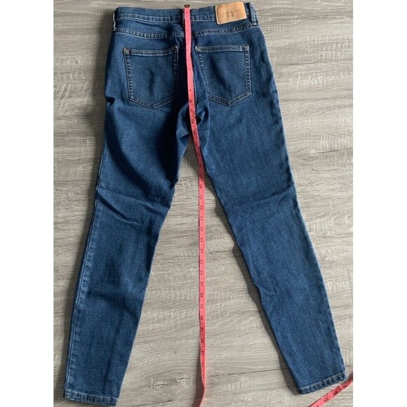 NWOT! Everlane Women’s Sz 26R Mid Rise Skinny Jean Medium Blue Ankle - Picture 3 of 6